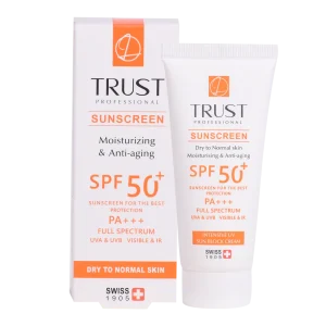 کرم ضد آفتاب و ضد پیری (پوست خشک تا نرمال) (فاقد رنگ)