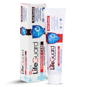 خمیر دندان حساس (Red Guard) برند لایف گارد با حجم 120 گرم