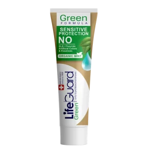 خمیر دندان محافظ دندان و لثه حساس گرین برند لایف گارد با حجم 100 گرم