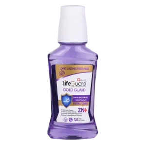 دهانشویه بزرگسال توتال (Gold Guard) برند لایف گارد با حجم 270 میلی لیتر