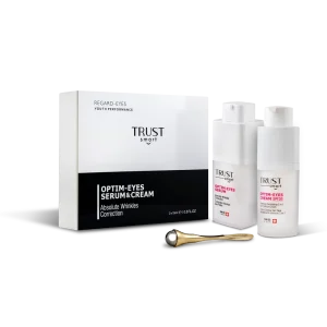 کیت جوانساز دورچشم تراست ( سرم دورچشم ، کرم ضد پف و تیرگی دورچشم ، گواشا رایگان)