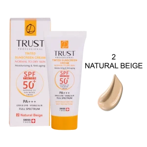 کرم ضد آفتاب رنگی و ضد پیری بژ طبیعی (پوست خشک تا نرمال) (2024)